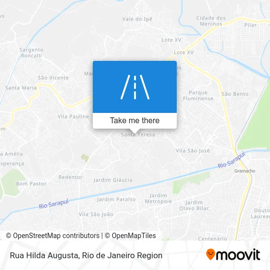 Rua Hilda Augusta map