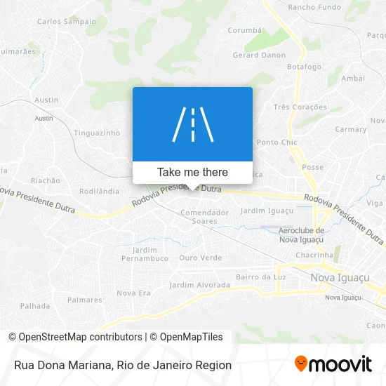 Rua Dona Mariana map