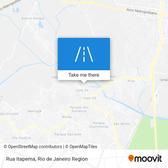Rua Itapema map