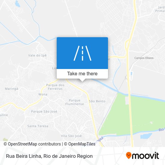 Rua Beira Linha map