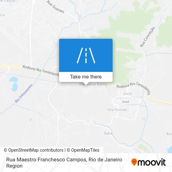 Rua Maestro Franchesco Campos map