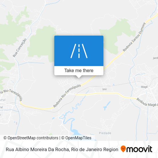Rua Albino Moreira Da Rocha map