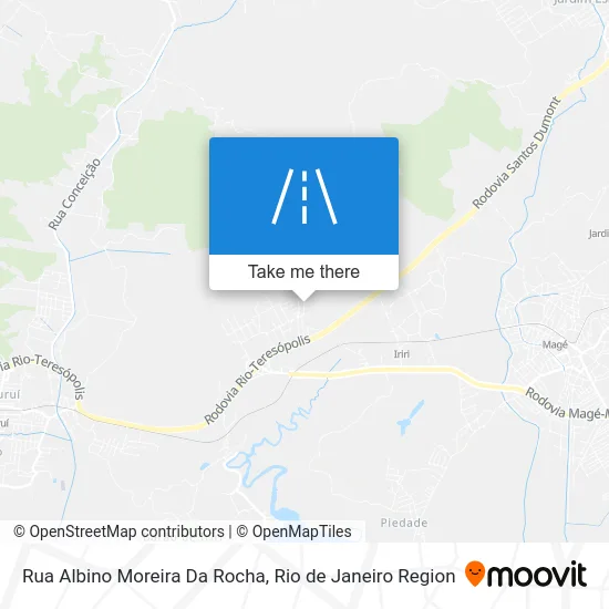 Rua Albino Moreira Da Rocha map