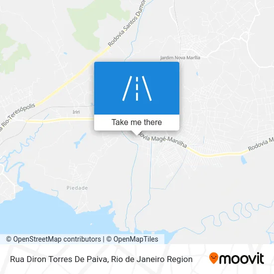 Rua Diron Torres De Paiva map