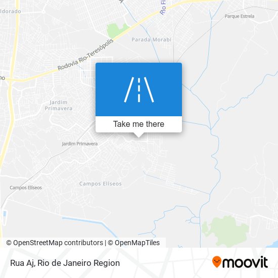 Mapa Rua Aj