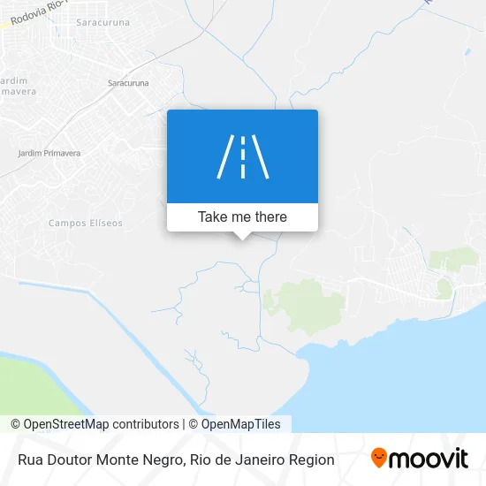 Rua Doutor Monte Negro map