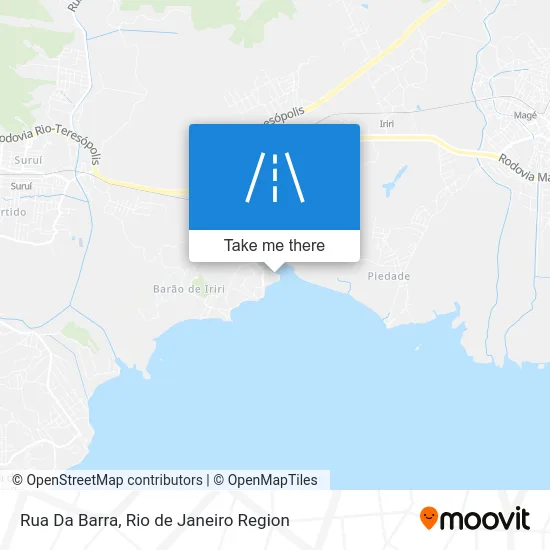 Rua Da Barra map