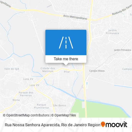 Rua Nossa Senhora Aparecida map