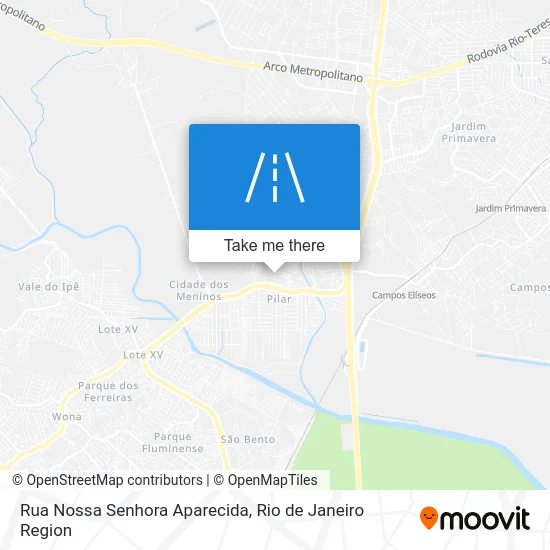 Rua Nossa Senhora Aparecida map
