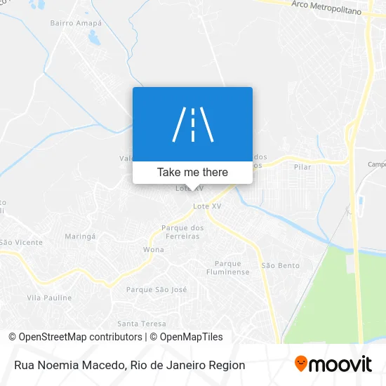 Rua Noemia Macedo map