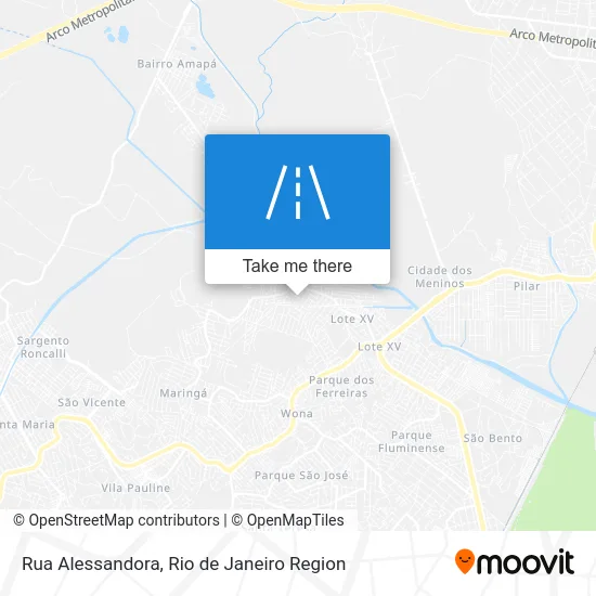 Rua Alessandora map