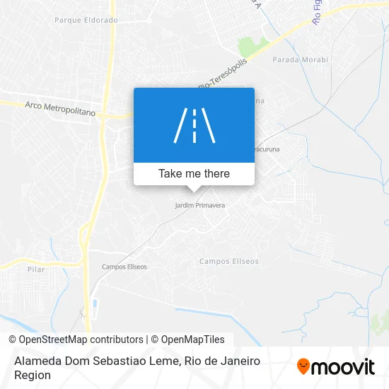 Alameda Dom Sebastiao Leme map