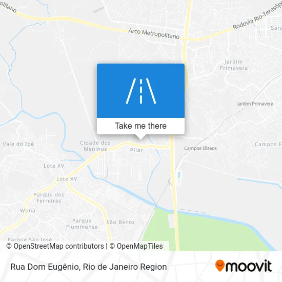 Rua Dom Eugênio map
