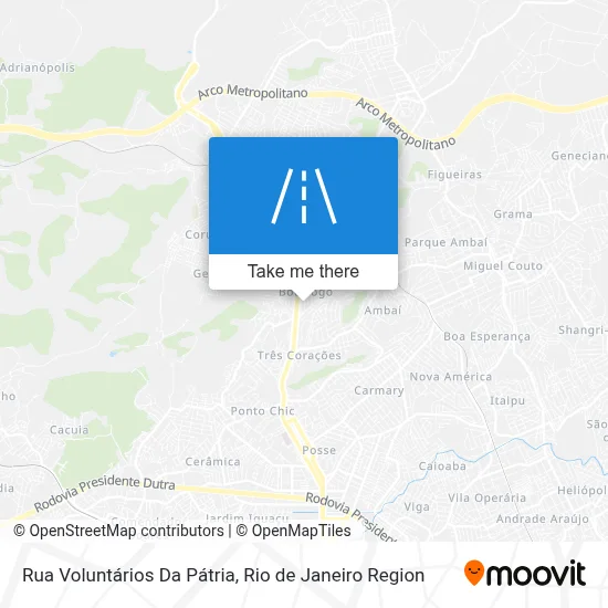 Rua Voluntários Da Pátria map