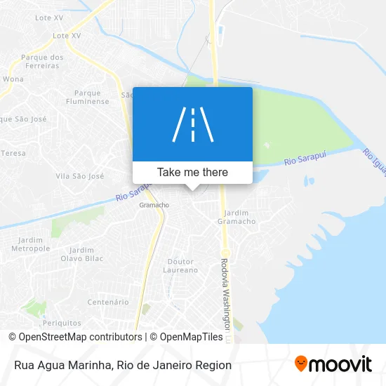 Rua Agua Marinha map