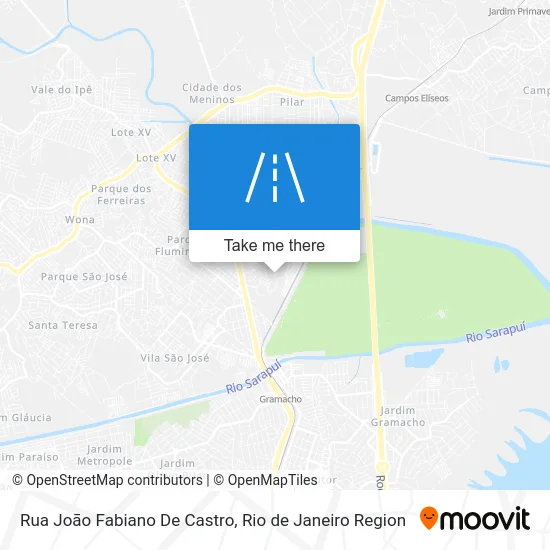 Rua Joāo Fabiano De Castro map