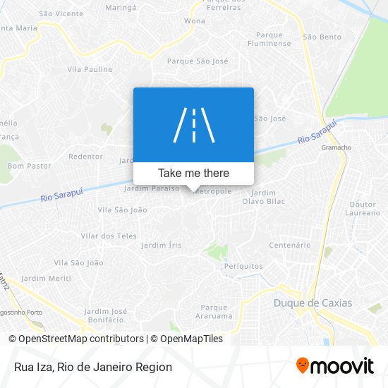 Rua Iza map