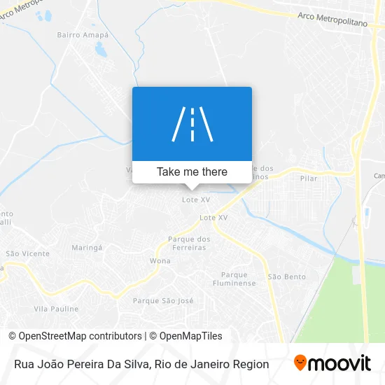 Rua João Pereira Da Silva map
