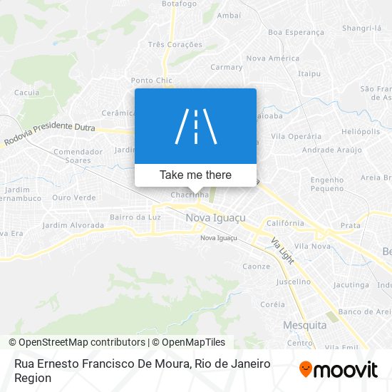 Rua Ernesto Francisco De Moura map