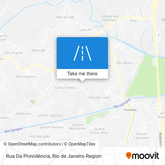 Rua Da Providência map
