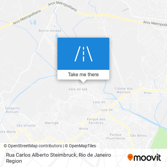 Mapa Rua Carlos Alberto Steimbruck