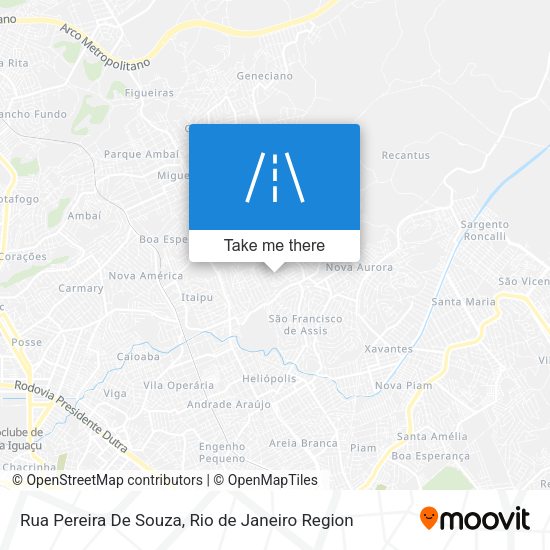 Rua Pereira De Souza map