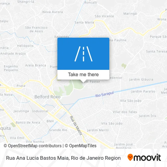 Rua Ana Lucia Bastos Maia map