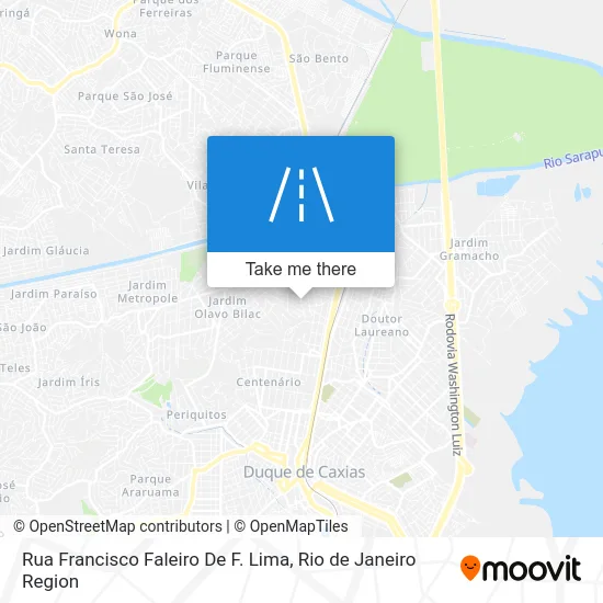 Rua Francisco Faleiro De F. Lima map