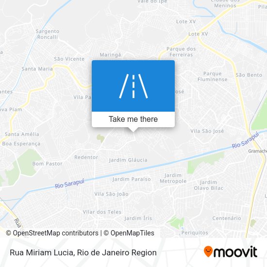 Rua Miriam Lucia map