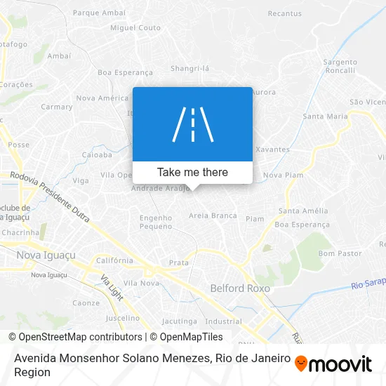 Avenida Monsenhor Solano Menezes map