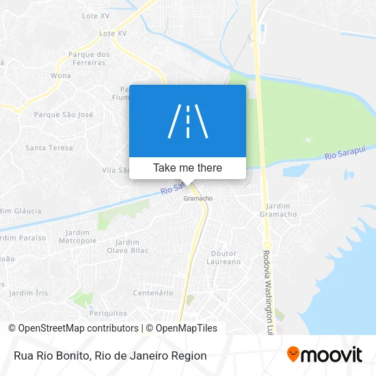 Rua Rio Bonito map