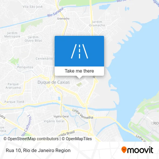 Rua 10 map