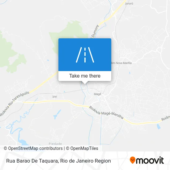 Rua Barao De Taquara map