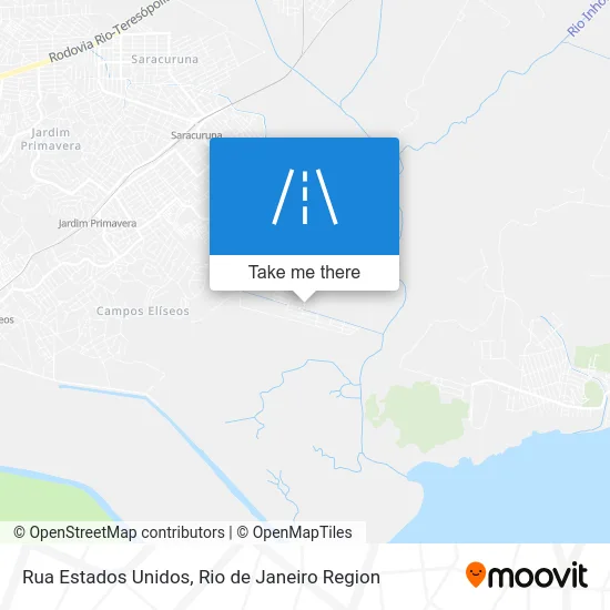 Rua Estados Unidos map