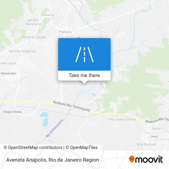 Avenida Anapolis map