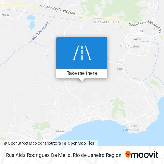 Rua Alda Rodrigues De Mello map