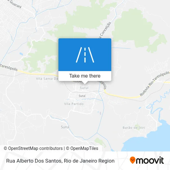 Rua Alberto Dos Santos map
