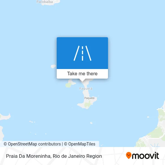 Praia Da Moreninha map