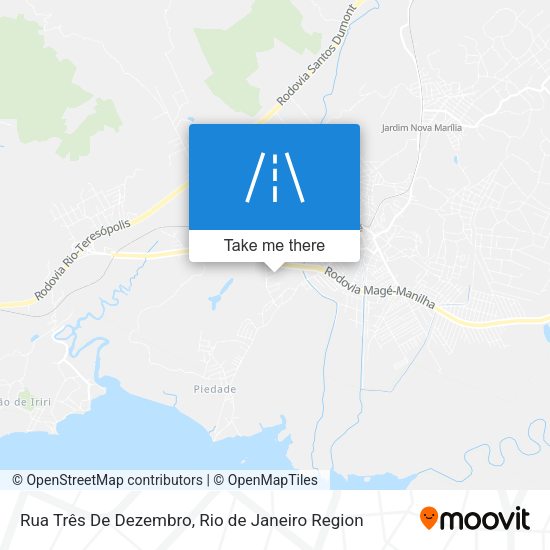 Rua Três De Dezembro map