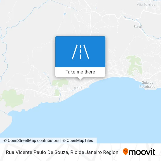 Rua Vicente Paulo De Souza map