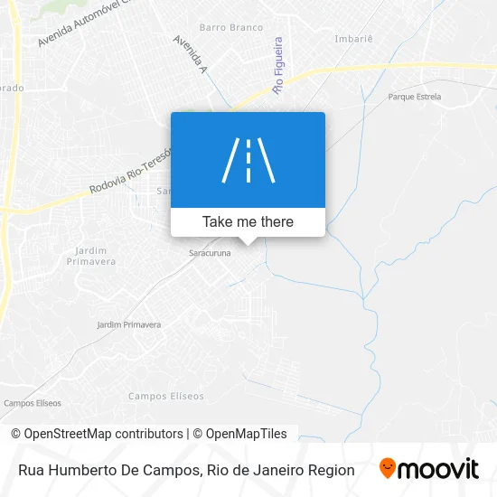 Rua Humberto De Campos map