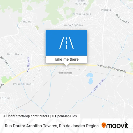 Rua Doutor Arnolfho Tavares map