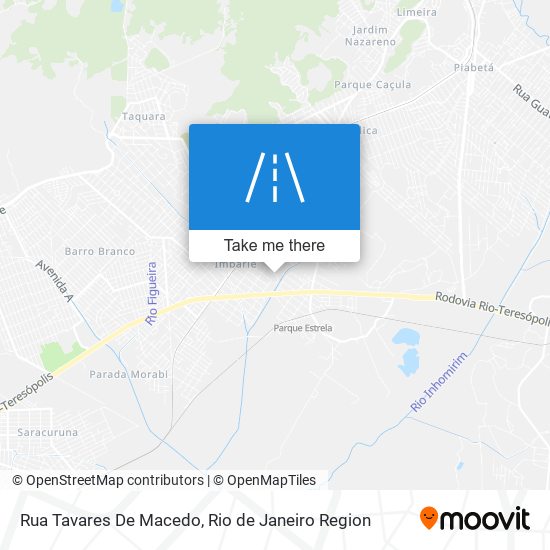 Mapa Rua Tavares De Macedo