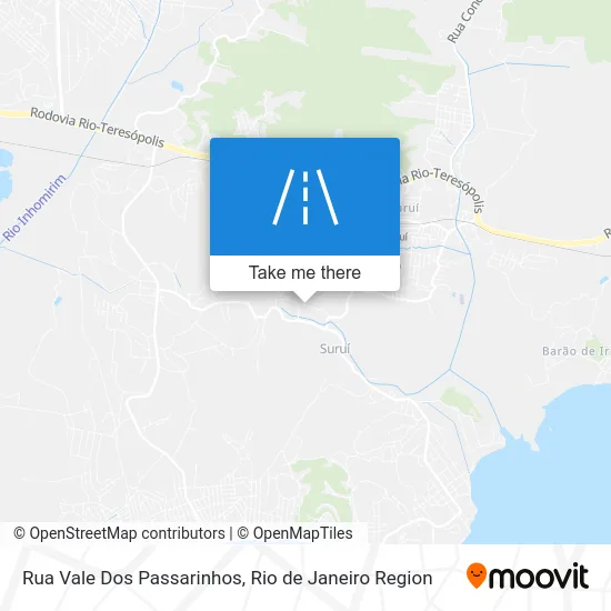 Rua Vale Dos Passarinhos map