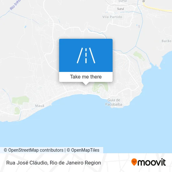 Rua José Cláudio map