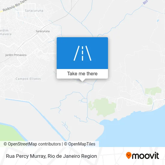 Rua Percy Murray map
