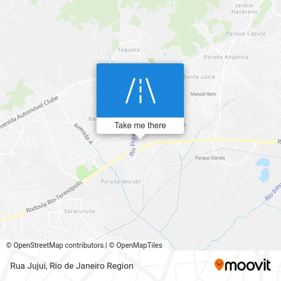 Rua Jujui map