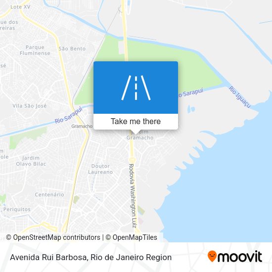 Avenida Rui Barbosa map