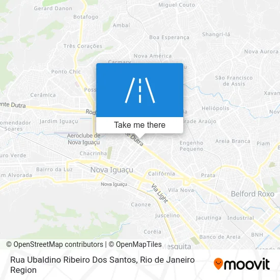 Rua Ubaldino Ribeiro Dos Santos map