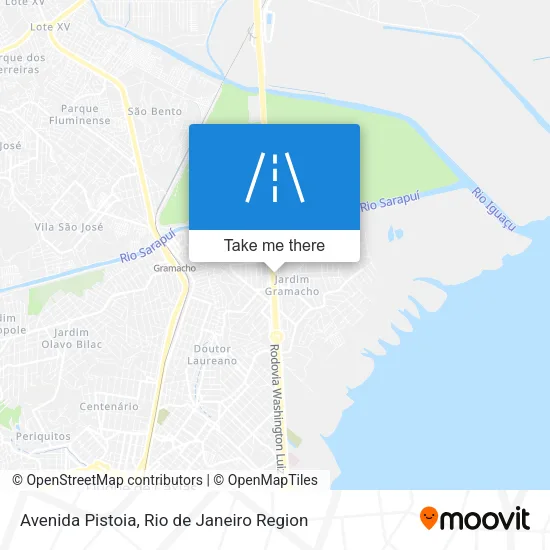 Avenida Pistoia map